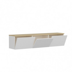 Mueble TV Neon roble blanco Practica Hogar