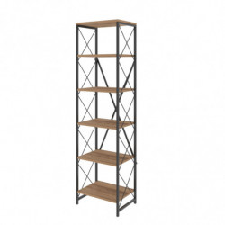 Librería Suadiye pino atlántico negro Practica Hogar