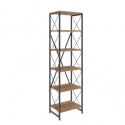 Librería Suadiye pino atlántico negro Practica Hogar