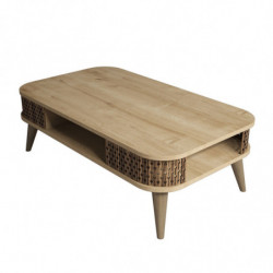 Mesa de centro Eylül roble Practica Hogar