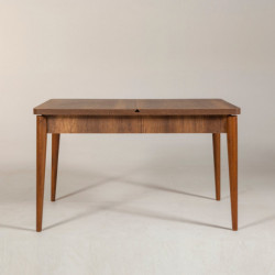 Mesa de comedor extensible Vina nogal Practica Hogar
