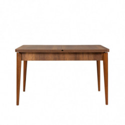 Mesa de comedor extensible Vina nogal Practica Hogar