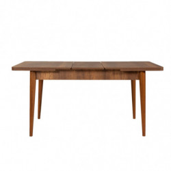 Mesa de comedor extensible Vina nogal Practica Hogar