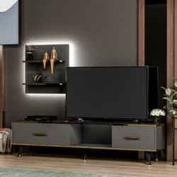 Mueble TV Aren Antracita Practica Hogar