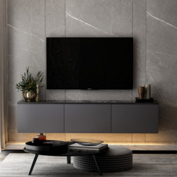 Mueble TV Neon illuminated Antracita Practica Hogar