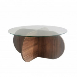 Mesa de centro Bubbl nogal Practica Hogar