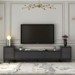 Mueble TV imaj Antracita Practica Hogar