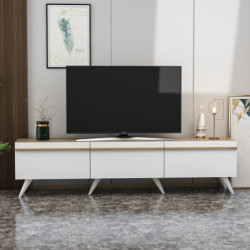 Mueble TV Valentina Blanco Practica Hogar