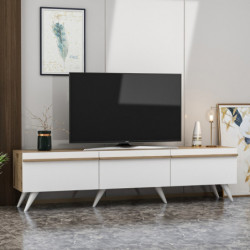 Mueble TV Valentina Blanco Practica Hogar