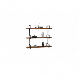 Estante de pared Uras nogal Practica Hogar