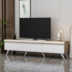 Mueble TV Valentina Blanco Practica Hogar