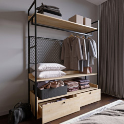 Armario Trendy L605 roble Practica Hogar