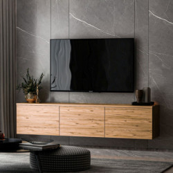 Mueble TV Neon Pino Atlántico Practica Hogar