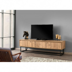 Mueble TV Tılsım 180 pino negro Practica Hogar