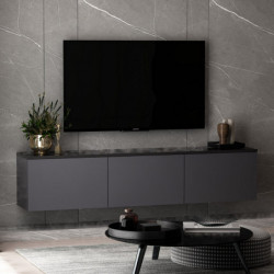 Mueble TV Neon Antracita Practica Hogar