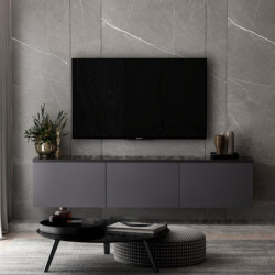 Mueble TV Neon Antracita Practica Hogar