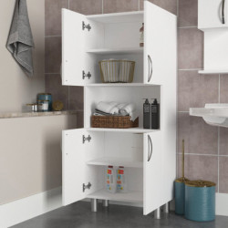 Mueble de baño William blanco Practica Hogar
