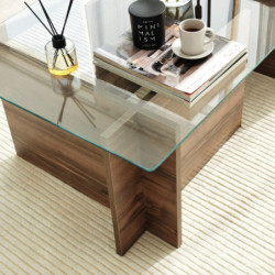Mesa de centro Escape nogal Practica Hogar