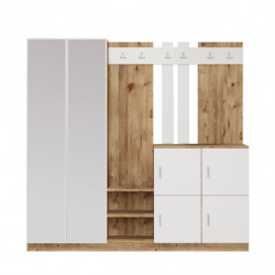 Recibidor DD9-AW pino atlántico blanco Practica Hogar