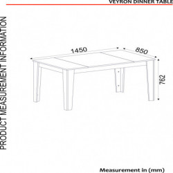 Mesa comedor Veyron dorado negro Practica Hogar