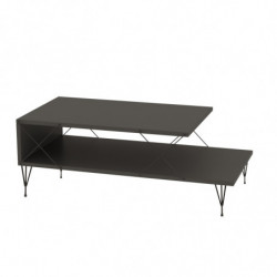 Mesa de centro Loire antracita Practica Hogar