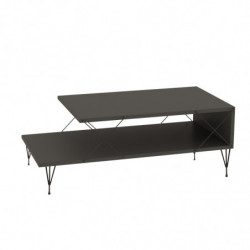 Mesa de centro Loire antracita Practica Hogar