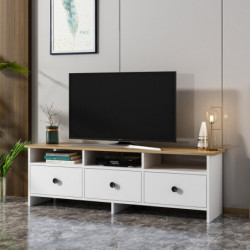 Mueble TV Oslo Blanco Zafiro Practica Hogar