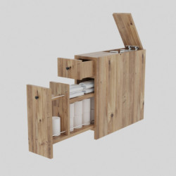 Mueble de baño Calencia roble Practica Hogar