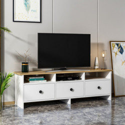 Mueble TV Oslo Blanco Zafiro Practica Hogar