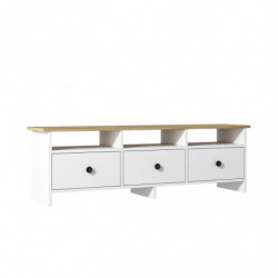 Mueble TV Oslo Blanco Zafiro Practica Hogar