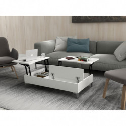 Mesa de centro Esinti blanco Practica Hogar
