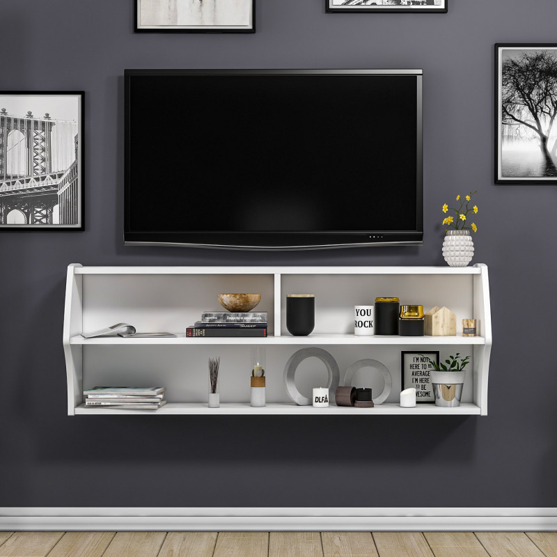 Mueble TV Sofya Blanco Practica Hogar Mueble TV Sofya Blanco Practica Hogar