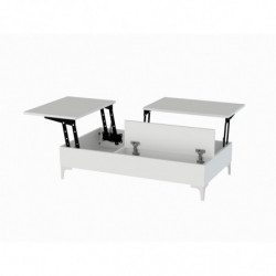 Mesa de centro Esinti blanco Practica Hogar