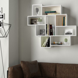 Estante de pared Parola blanco Practica Hogar
