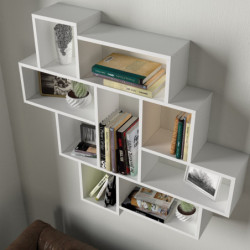 Estante de pared Parola blanco Practica Hogar