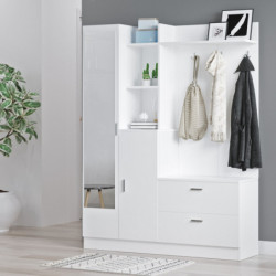 Recibidor DD5-W blanco Practica Hogar