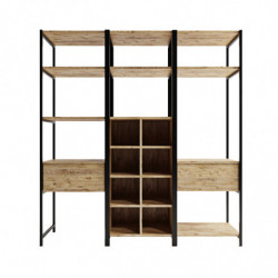 Armario Trendy L603 roble Practica Hogar