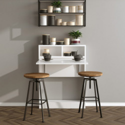 Mesa plegable Bracked blanco Practica Hogar