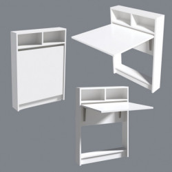 Mesa plegable Bracked blanco Practica Hogar
