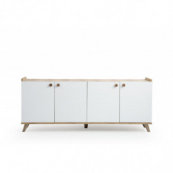 Aparador Sumer H3020 roble blanco Practica Hogar
