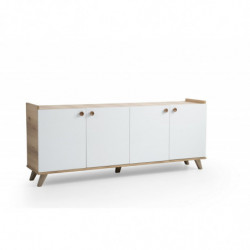 Aparador Sumer H3020 roble blanco Practica Hogar
