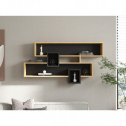 Estante de pared Karen antracita zafiro Practica Hogar