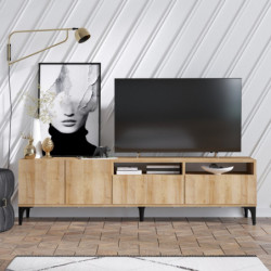 Mueble TV Ross roble Practica Hogar