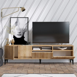Mueble TV Ross roble Practica Hogar