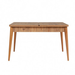 Mesa de comedor extensible Vina pino atlántico Practica Hogar
