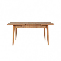Mesa de comedor extensible Vina pino atlántico Practica Hogar