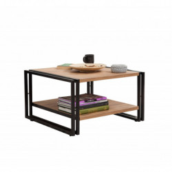 Mesa de centro Cosmo Arena pino atlántico negro Practica Hogar