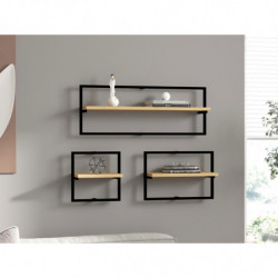 Estante de pared Yeso roble zafiro Practica Hogar