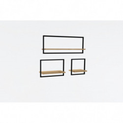 Estante de pared Yeso roble zafiro Practica Hogar