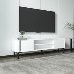Mueble TV Snow Blanco Practica Hogar